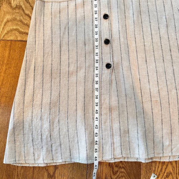 Vince Camuto Linen Midi Dress Size Small - Picture 5 of 6